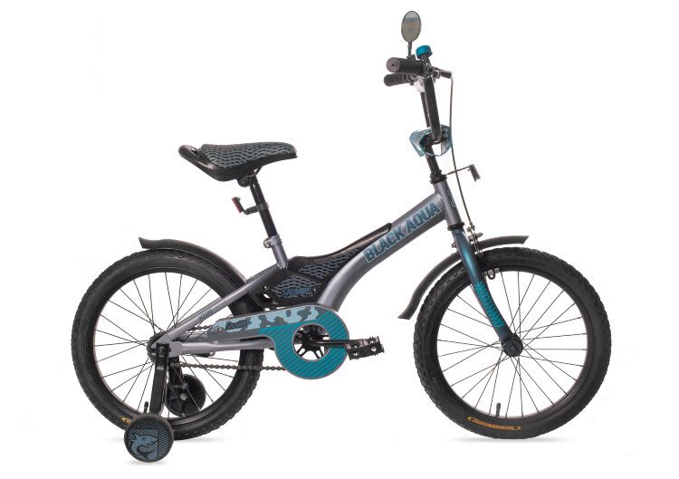 Детский велосипед BlackAqua Sharp 12 KG1210 (серый/морская волна)