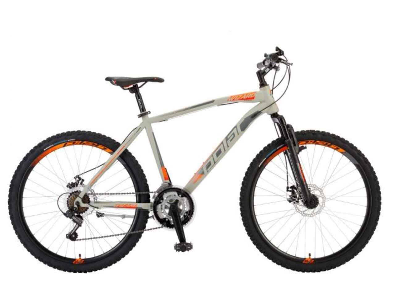 Велосипед Polar Wizard 2.0 L (серебристый/оранжевый)