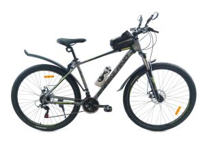 Велосипед GreenLand Ocean 29 2.0 (21, серый/зеленый)