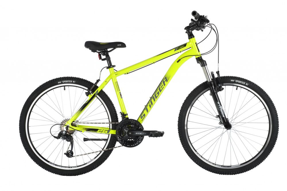 Велосипед Stinger Element Std 26 (14, зеленый, 2021)