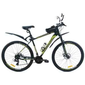 Велосипед GreenLand REACTIVE 29 2.0 (21, черный/желтый, 2024)