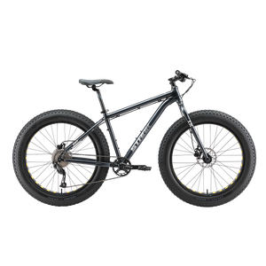 Велосипед Stark Fat 26.3 HD (16, темно-серый/серебристый металлик) Велосипед Stark Fat 26.3 HD (16, темно-серый/серебристый металлик)