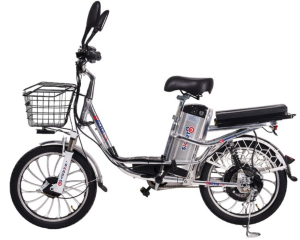 Электровелосипед Smart8 Dacha Lux (серебристый)