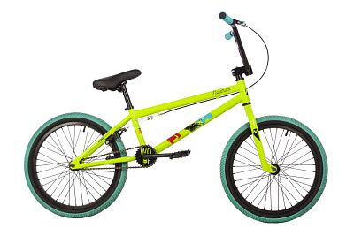 Велосипед Novatrack BMX Wolf 20 (10, зеленый, 2023) 20BMX.WOLF.GN23