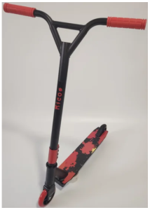 Трюковый самокат Ricos Flash JL-300A-4 (черный/красный)