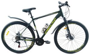 Велосипед GreenLand Action 29 (17, черный/желтый/зеленый)
