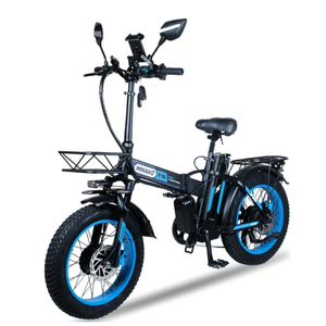 Электровелосипед Minako F10 Dual PRO (синий) Электровелосипед Minako F10 Dual PRO (синий)