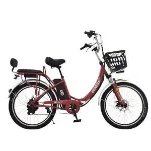 Электровелосипед Smart8 Venera Lite (коричневый)