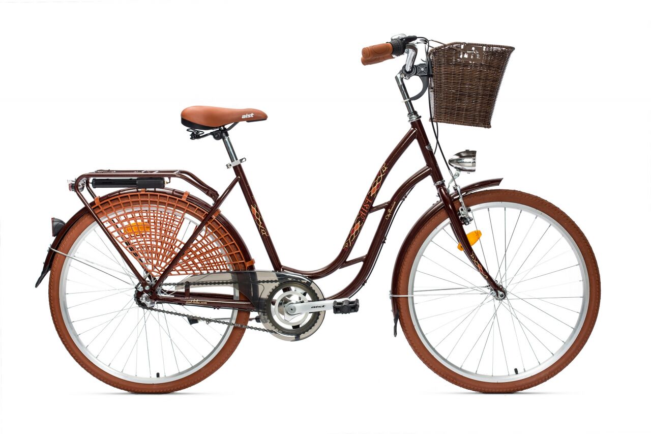 Велосипед Aist Tango 28 2.0 (20, коричневый, 2021) без корзины