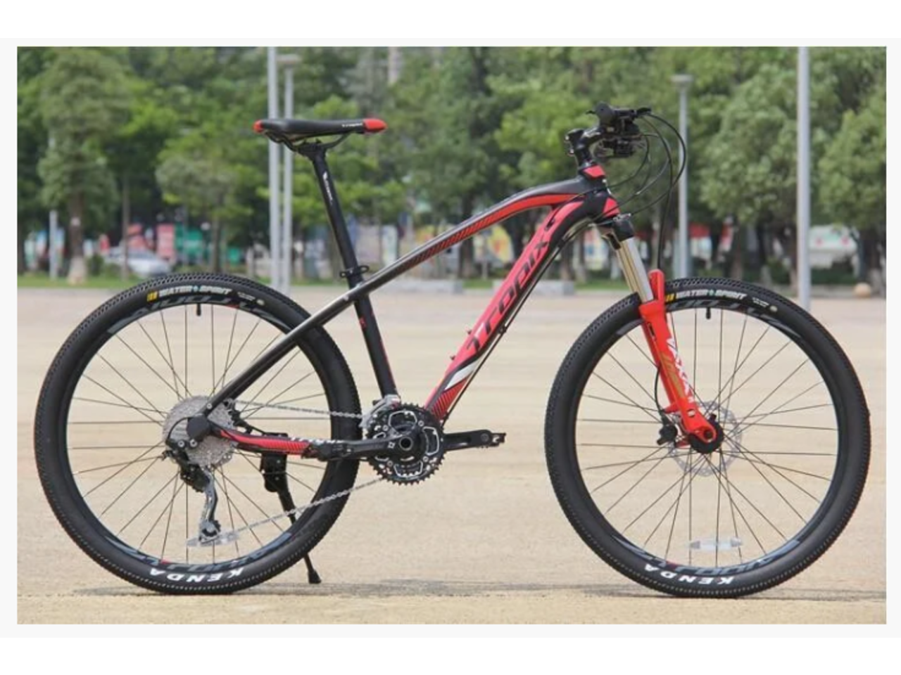 Велосипед Tropix Martinez 26 (19, черный/красный, 2021)
