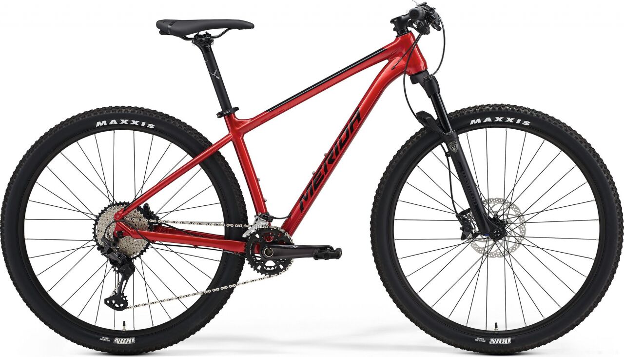 Велосипед Merida Big.Nine XT2 XL 2021 (красный/черный)