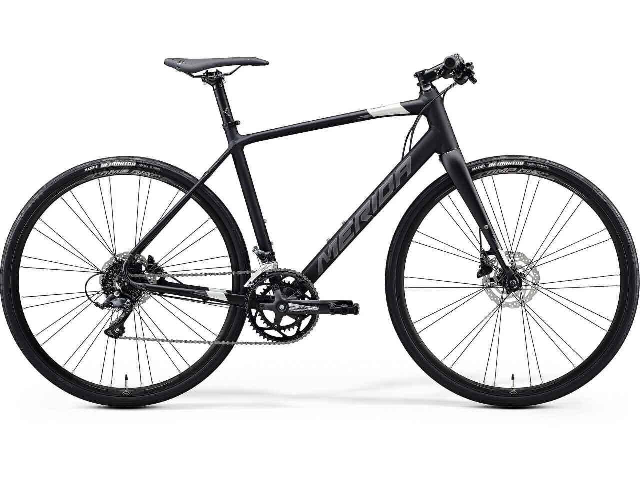 Велосипед Merida Speeder 200 (S, MattBlack/DarkSilver, 2020)
