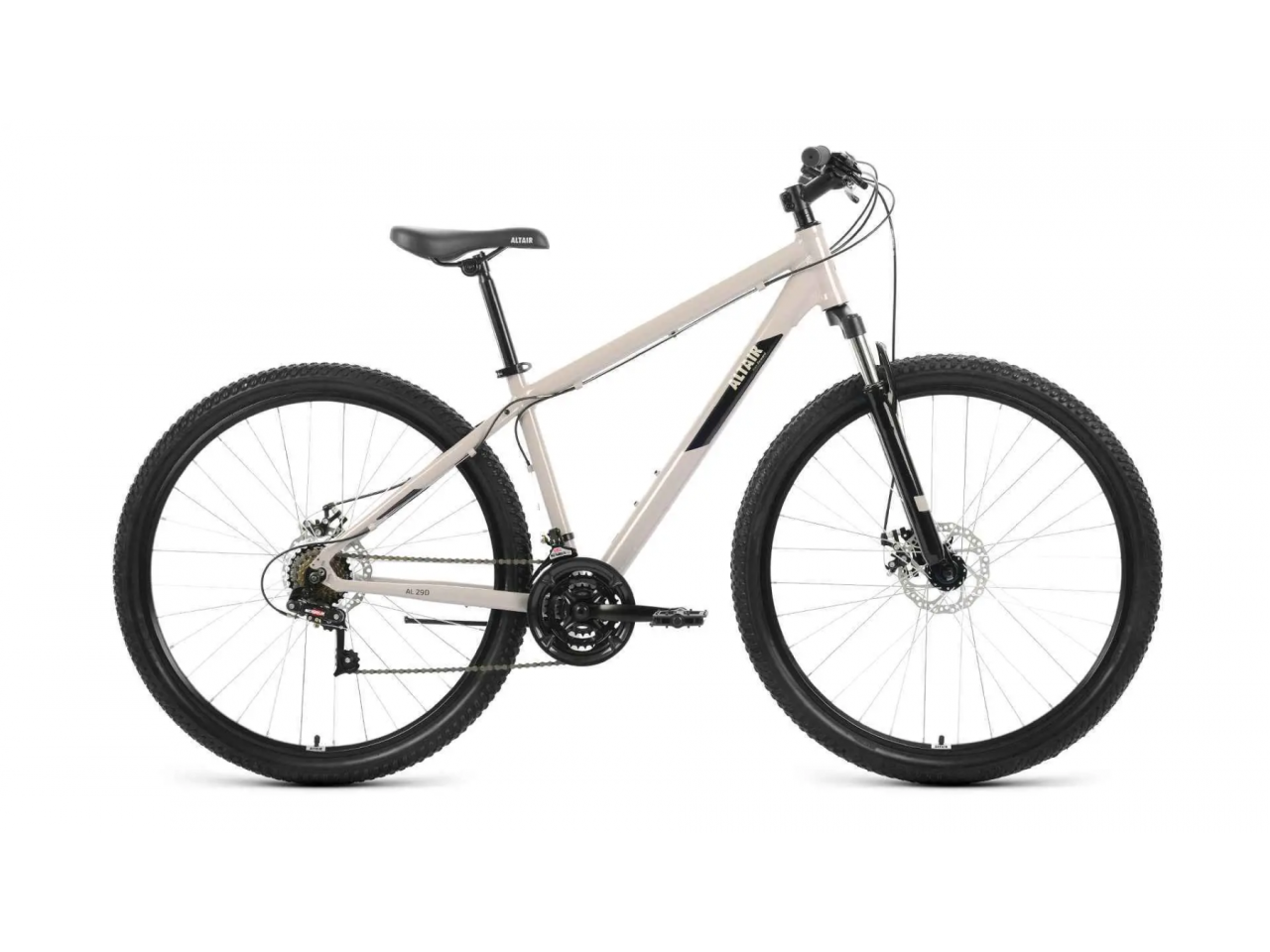 Велосипед ALTAIR AL 29 D р.21 2022 (серый/черный)