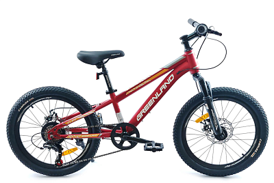 Детский велосипед GreenLand CLIF 20 (красный/оранжевый)