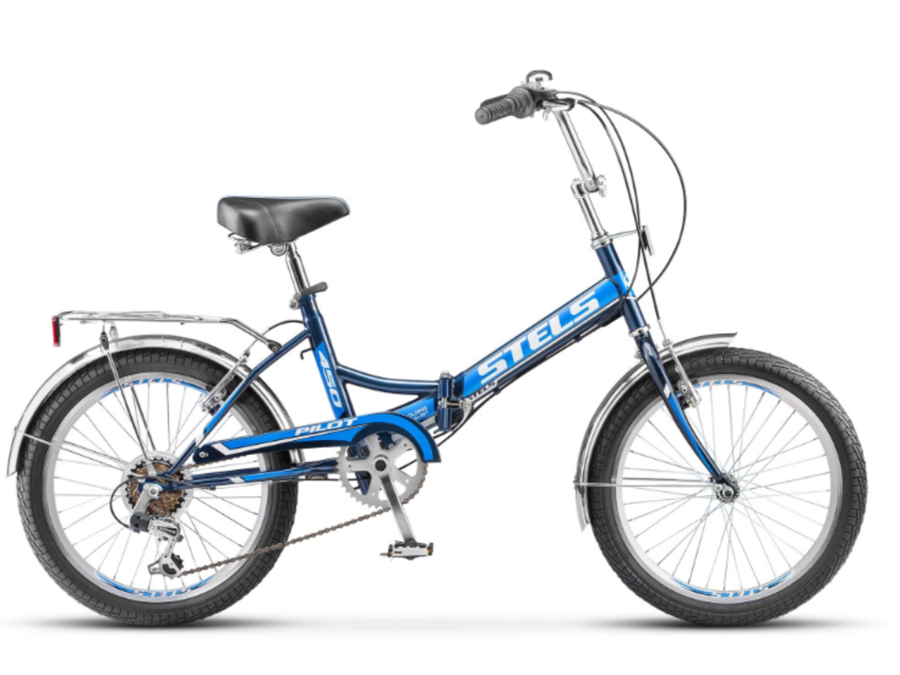 Велосипед Stels Pilot 450 20 Z011 (синий, 2020)