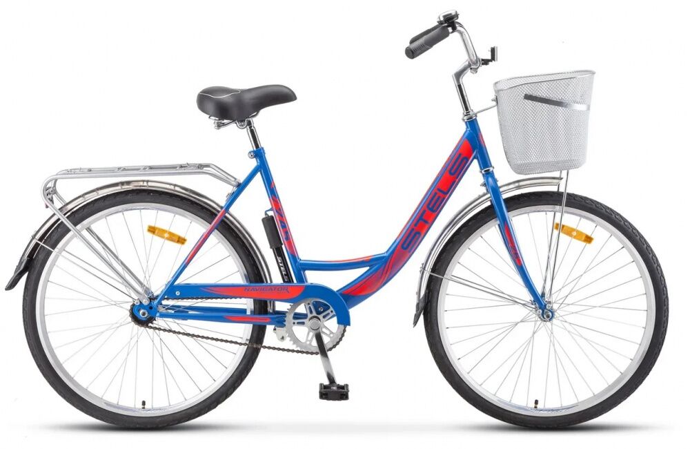 Велосипед Stels Navigator 245 26 Z010 2021 (синий/красный)