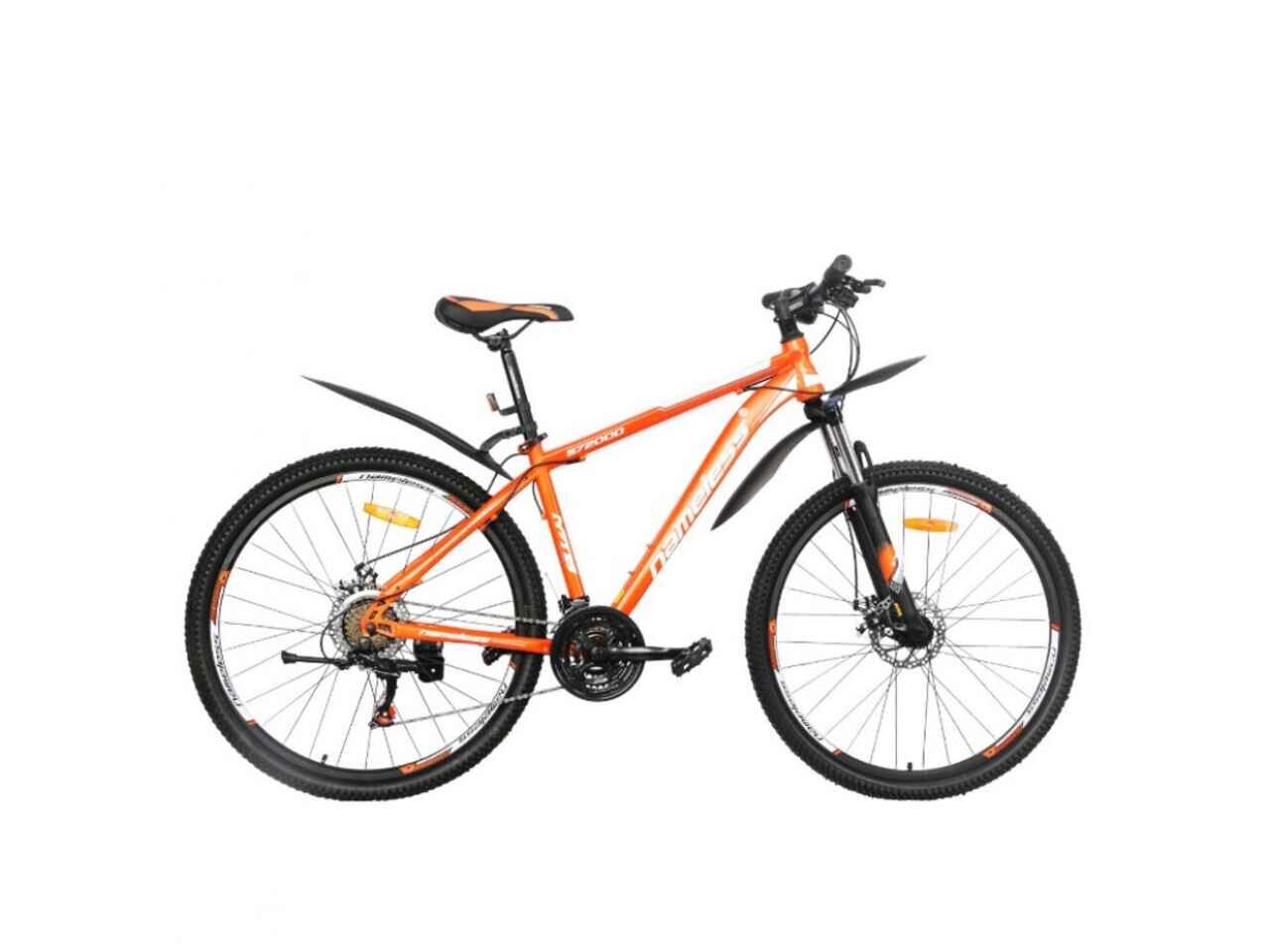 Велосипед Nameless S7200D р.17 2022 (оранжевый/серый)