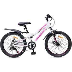 Велосипед Favorit MATRIX-22MDA (11, белый/розовый) MTX22MD11PWT-AL