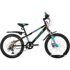 Детский велосипед Novatrack Extrime 6.D 2021 20SH6D.EXTREME.BK21 (черный)