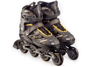 Роликовые коньки TIAN-E TE-781BKL (р. 39-42)