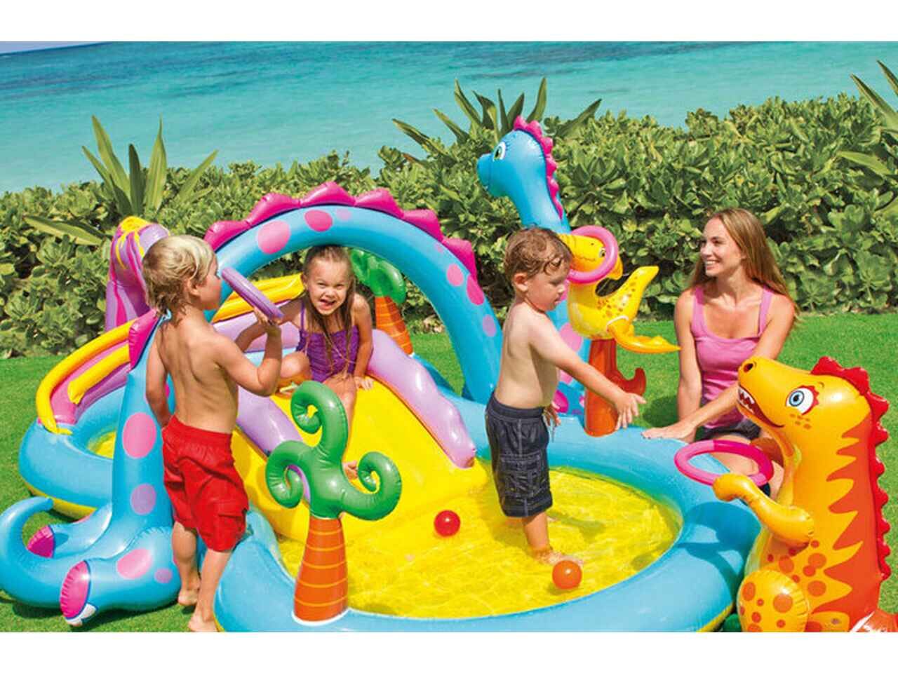 Бассейн INTEX игровой центр Dinoland (57135) Бассейн INTEX игровой центр Dinoland (57135)