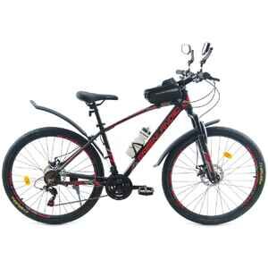 Велосипед GreenLand Draft 27.5 (15, черный/красный) Велосипед GreenLand Draft 27.5 (15, черный/красный)