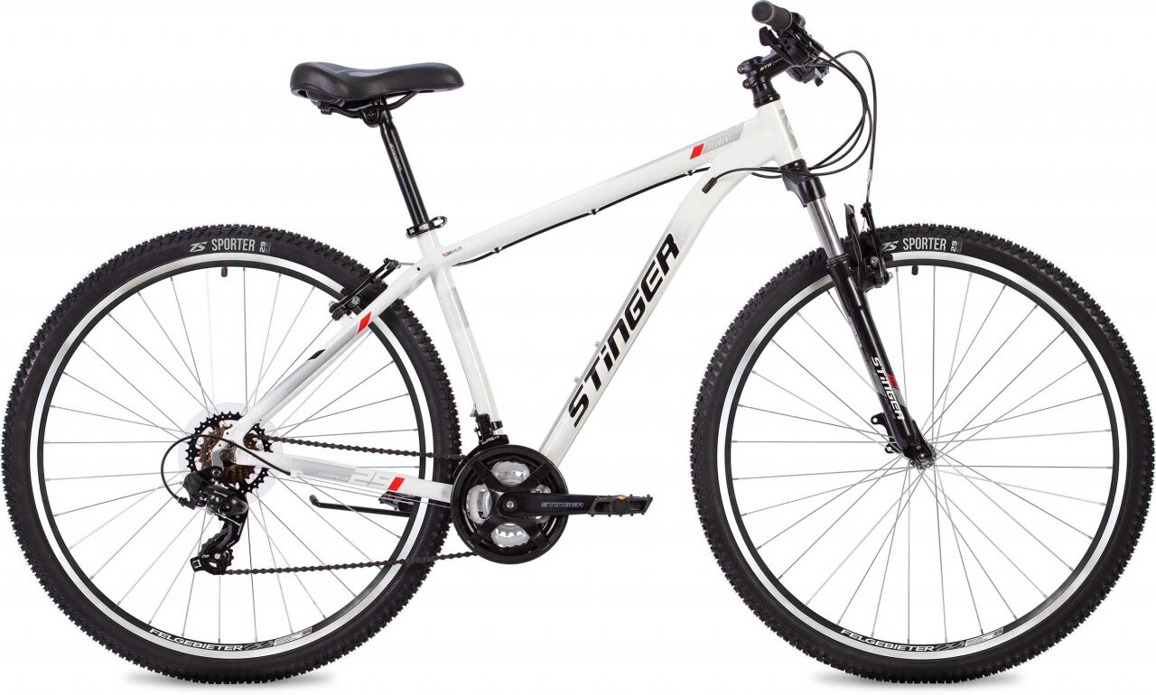 Велосипед Stinger Element STD 29 (20, белый, 2021)