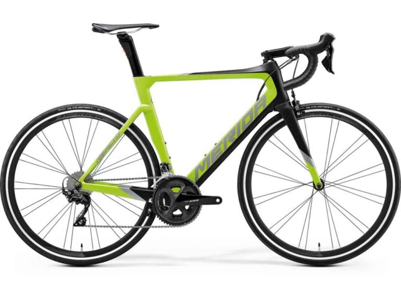 Велосипед Merida Reacto 4000 47cm (XS, MattBlack/GlossyGreen, 2020)