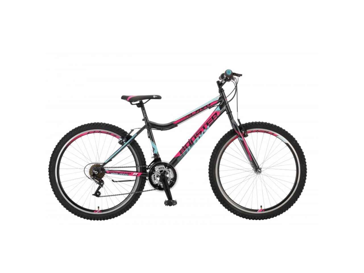 Велосипед Booster Galaxy (антрацит/розовый, 2021)