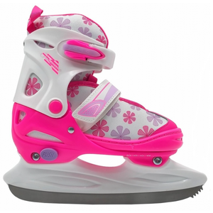 Коньки Calambus Jasmin ICE белый/розовый р.38-41 (019-06)