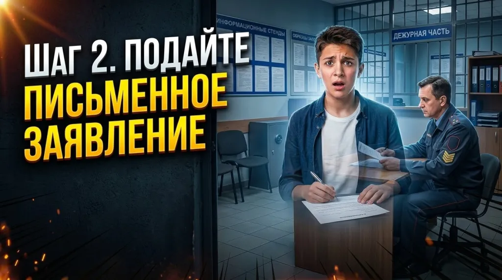 Подайте заявление в милицию