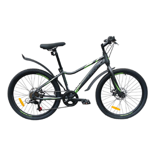 Велосипед GreenLand FORMULA 24 7S (12, черный/зеленый) Велосипед GreenLand FORMULA 24 7S (12, черный/зеленый)