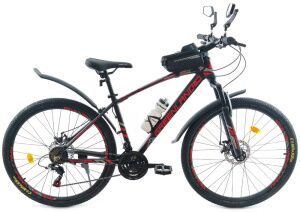Велосипед GreenLand Draft 27.5 (15, черный/красный) Велосипед GreenLand Draft 27.5 (15, черный/красный)