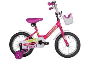 Детский велосипед Novatrack Twist 14 (розовый, 2025) 141TWIST.PN5
