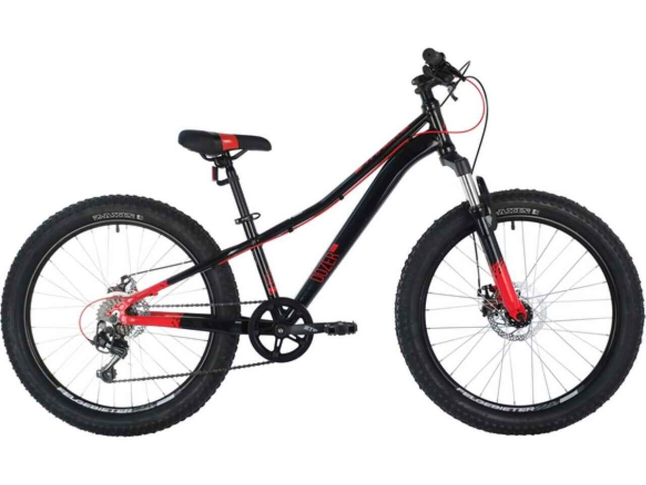 Велосипед Novatrack Dozer D 24 (12, черный/красный, 2021) Велосипед Novatrack Dozer D 24 (12, черный/красный, 2021)
