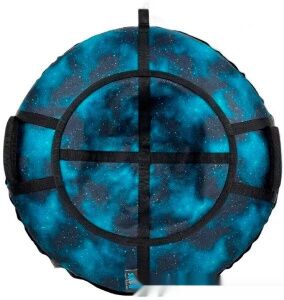 Тюбинг Hubster Люкс Pro S 110 см (вселенная бирюзовая)