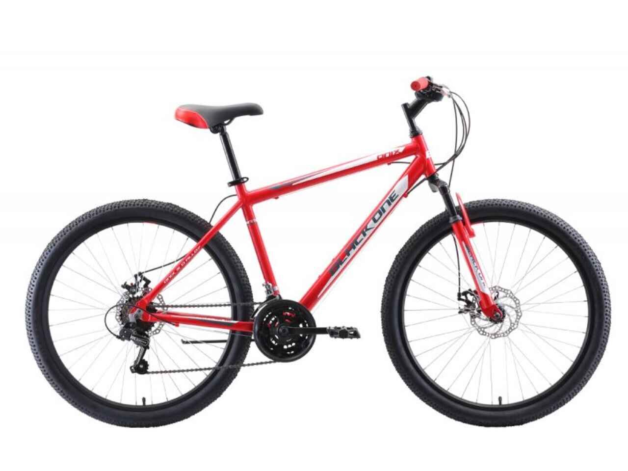 Велосипед Black One Onix 26 D Alloy (16, красный/серый/белый, 2021)
