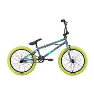 Велосипед Stark Madness BMX 2 (темно-серый матовый/зеленый неон/зеленый)