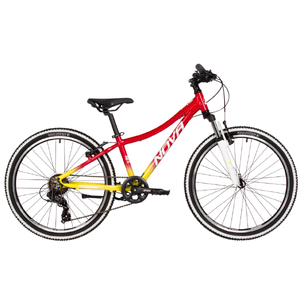 Велосипед Novatrack Katrina 7.V 24 (12, красный/желтый, 2025) 24AHV.KATRINA.12YRD5
