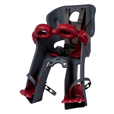 Детское велокресло Bellelli Freccia Standard B-Fix (темно-серый)