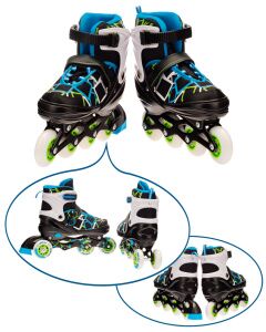 Роликовые коньки Favorit 8802-S-BL