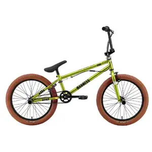 Велосипед Stark Madness BMX 2 2025 (ярко-зеленый/черный/песочный)