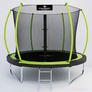 Батут Calviano Inside Master Green 252 см - 8ft (внутренняя сетка, с лестницей)