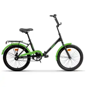 Велосипед Aist Smart 20 1.1 (черный/зеленый, 2025)