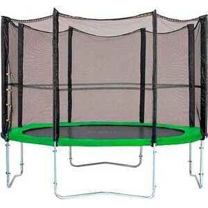 Батут Sundays Acrobat-D435 (с сеткой, зеленый)
