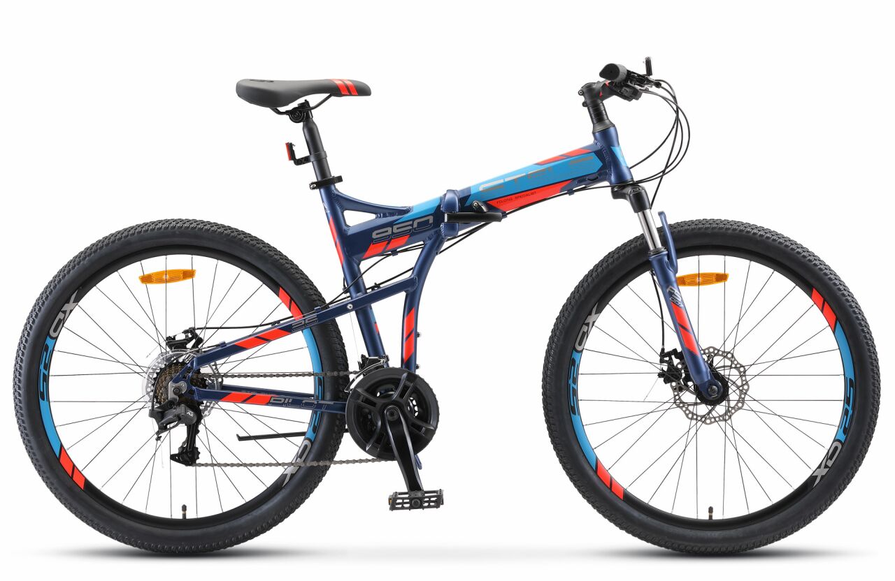 Велосипед Stels Pilot 950 MD 26 V011 (19, темно-синий, 2021)