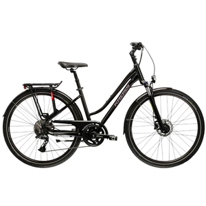Велосипед Kross Trans 7.0 (D 28 M, черный/розовый) KRTR7Z28X17W009194