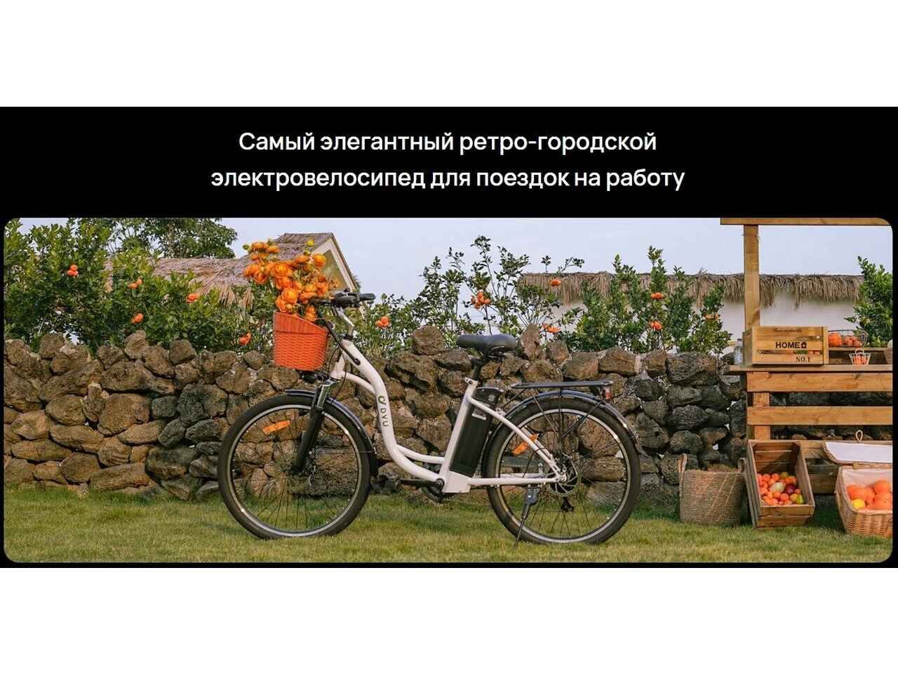 Электровелосипед DYU C6 250W (белый) Электровелосипед DYU C6 250W (белый)