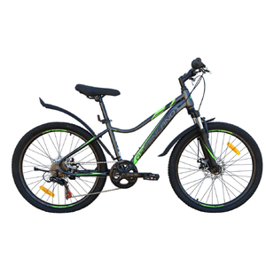 Велосипед GreenLand FORMULA 24 7S SUS (12, серый/зеленый) Велосипед GreenLand FORMULA 24 7S SUS (12, серый/зеленый)