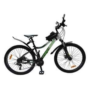 Велосипед GreenLand DEMETRA 26 (16, черный/серебристый, 2024)